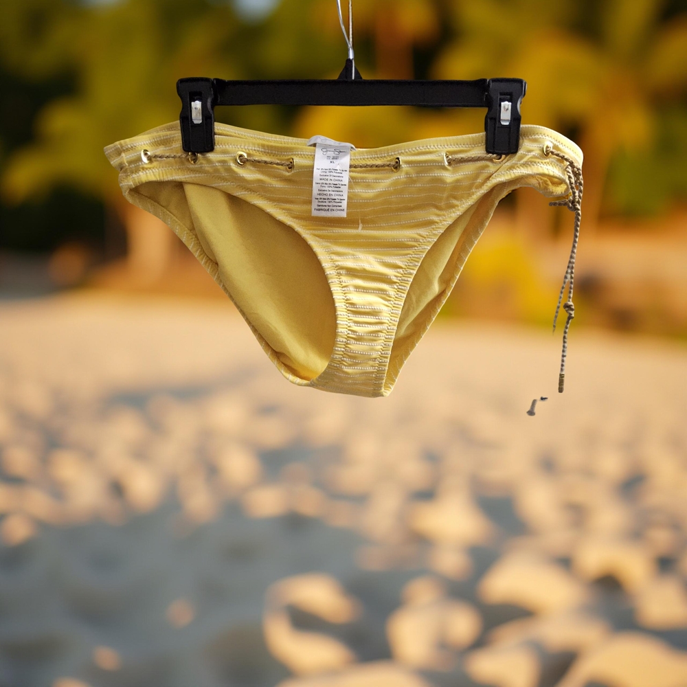 New Jessica Simpson Size XL Yellow Bikini Bottom